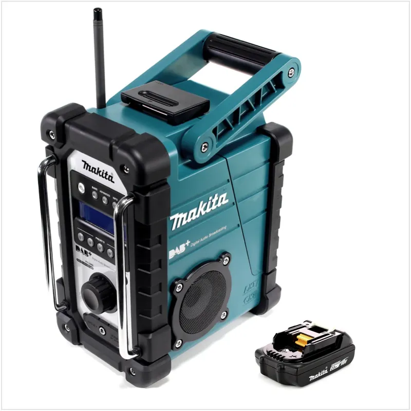 Makita DMR 110 A1 Digital Baustellen Radio 7,2 - 18 V DAB+ + 1x Akku 2,0 Ah - ohne Ladegerät Versand Am Gleichen Tag