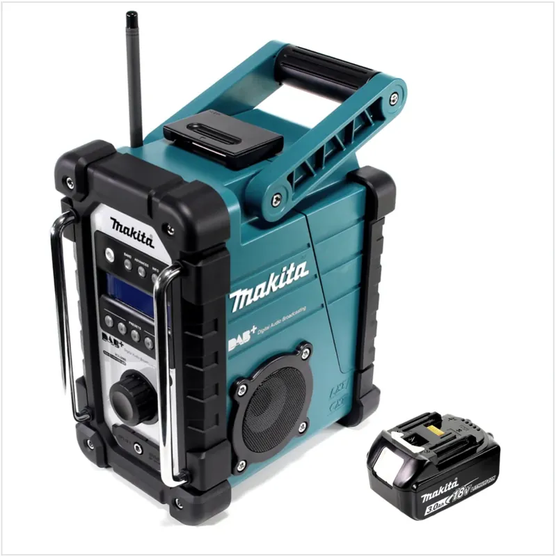 Makita DMR 110 Digital Baustellen Radio DAB+ + 1x 3,0 Ah Akku - ohne Ladegerät Meistverkauft