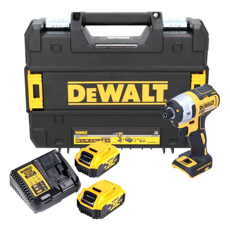 Preis Gesenkt DeWalt DCF 887 P2T Akku Schlagschrauber 18 V 205 Nm 1/4" Brushless + 2x Akku 5,0 Ah + Ladegerät + TSTAK