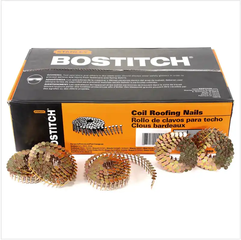 Meistverkauft Bostitch CR2DCGAL Galvanisierte Dachpappnagel 3.05-22 GAL8 7.2M 7/8" / 22 mm glatt - 7200 Stück