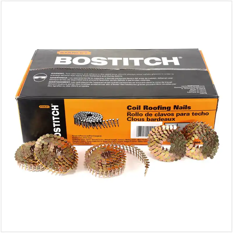 Bostitch CR2DGAL Galvanisierte Dachpappnagel 3.05-25 GAL8 7.2M 1" / 25 mm glatt - 7200 Stück Neuheit