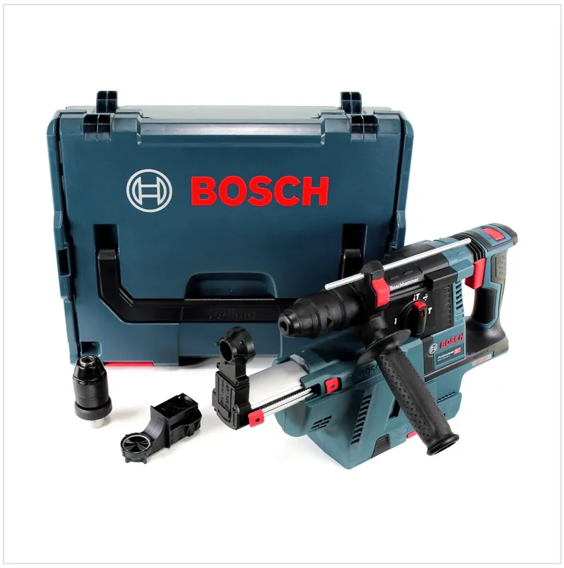 Preisknaller Bosch GBH 18V-26 F Akku Bohrhammer 18V 2,6J SDS-Plus Solo in L-Boxx mit Staubabsaugung - ohne Akku, ohne Ladegerät