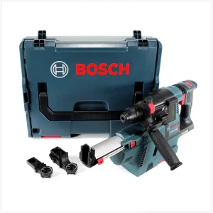 Saisonangebot Bosch GBH 18 V-26 Akku Bohrhammer Professional SDS-Plus + GDE 18V-16 Staubabsaugung + L-Boxx - ohne Akku, ohne Ladegerät