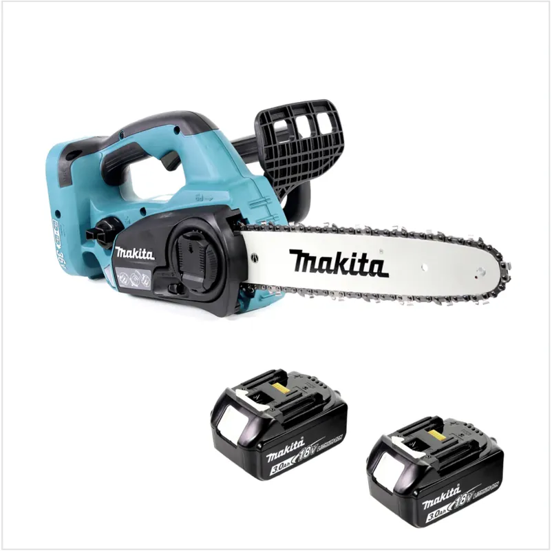 Makita DUC 302 F2 Akku Kettensäge 36V 30 cm + 2x Akkus 3,0Ah - ohne Ladegerät Preisreduziert
