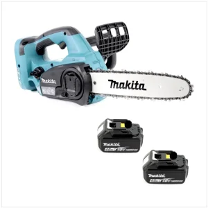 Mega-Angebot Makita DUC 302 M2 Akku Kettensäge 36V ( 2x18V ) 30 cm + 2x 4,0 Ah Akku - ohne Ladegerät