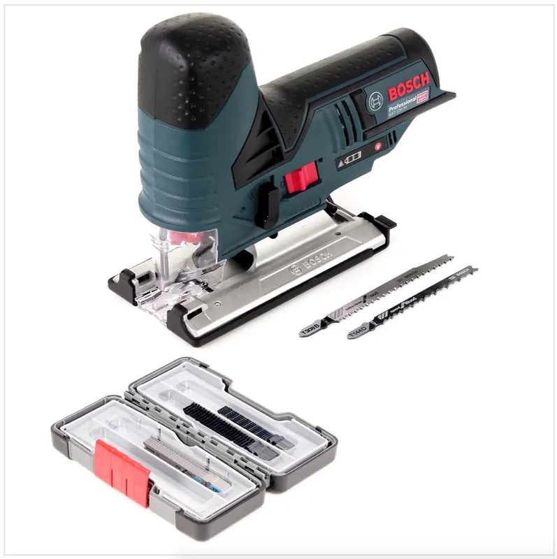 Top-Angebot Bosch GST 12V-70 Akku Stichsäge 12 V 70 mm Solo + 30 tlg. Tough Box Stichsägeblätter Wood / Metal