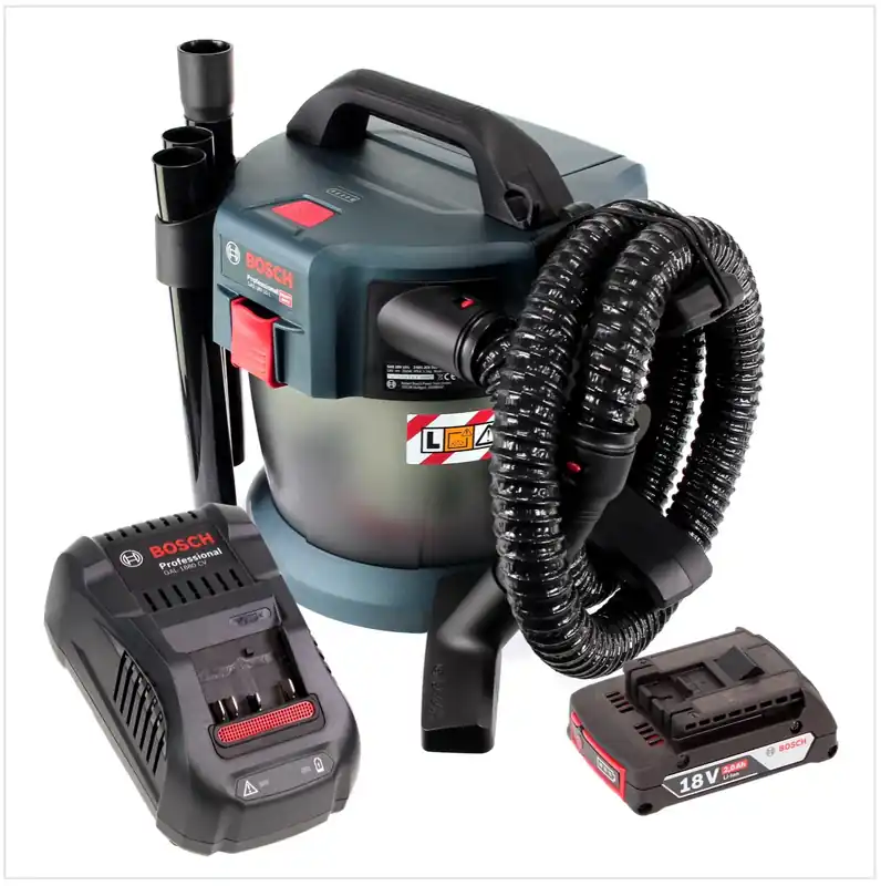 Wochenendangebot Bosch GAS 18V-10 L Professional Li-Ion Akku Staubsauger Nass- und Trockensauger + 1x GBA 2,0 Ah Akku + GAL 1880 CV Ladegerät