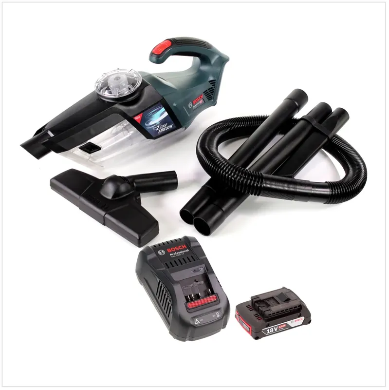 Letzte Chance Bosch GAS 18V-1 Akku Staubsauger 18V + 1x Akku 2,0Ah + Ladegerät
