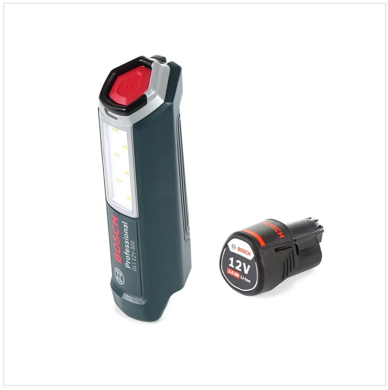 Highlight Bosch Professional GLI 12V-300 Akku Lampe + 1x GBA 12 V 3,0 Ah Akku - ohne Ladegerät