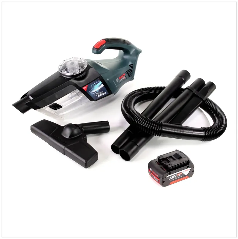 Bosch GAS 18V-1 Professional Li-Ion Akku Staubsauger Hand Sauger + 1x GBA 4,0 Ah Akku, ohne Ladegerät Expressversand