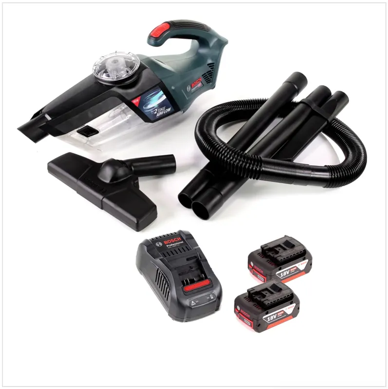 Saisonangebot Bosch GAS 18V-1 Akku Staubsauger 18V + 2x Akku 5,0Ah + Ladegerät
