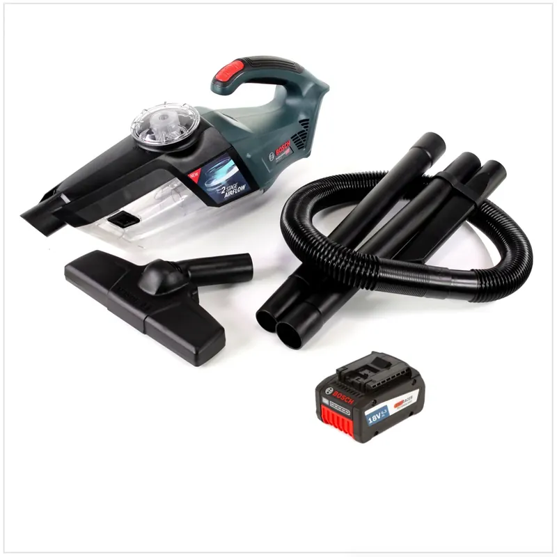 Bosch GAS 18V-1 Professional Li-Ion Akku Staubsauger Hand Sauger + 1x GBA 6,3 Ah EneRacer Akku, ohne Ladegerät Direkt Vom Hersteller