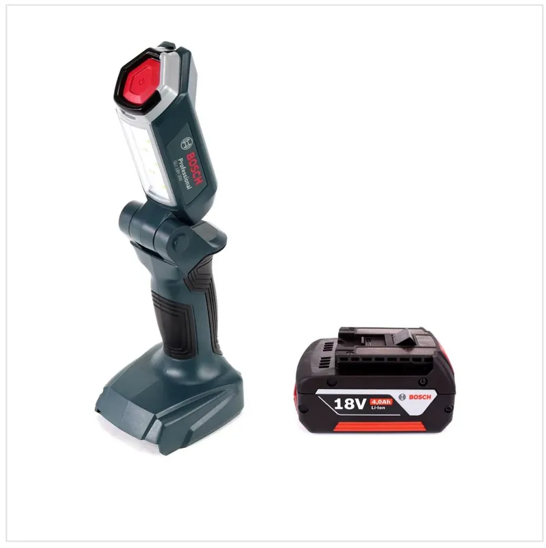 Jetzt Kaufen Bosch Professional GLI 18V-300 Akku Lampe + 1x GBA 18 V 4,0 Ah Akku - ohne Ladegerät