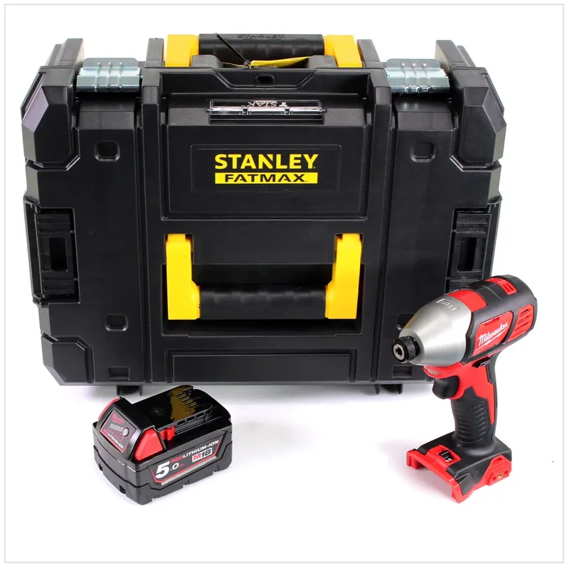 Preiswert Milwaukee M18 BID 501 18 V Li-Ion Akku Schlagschrauber + 1 x 5 Ah Akku im TStak Koffer