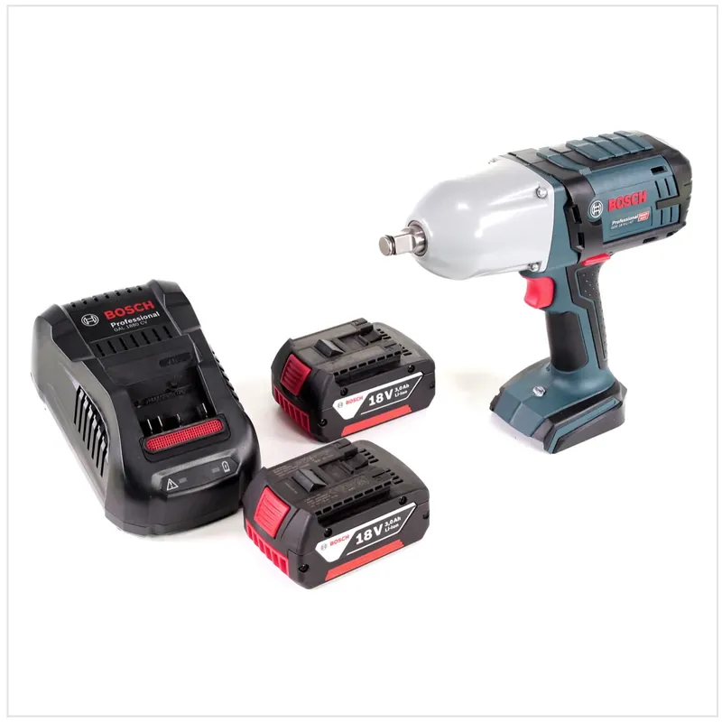 Bosch GDS 18 V-LI HT Akku Drehschlagschrauber 18V 650Nm 1/2" + 2x Akku 3,0Ah + Ladegerät Letzte Chance