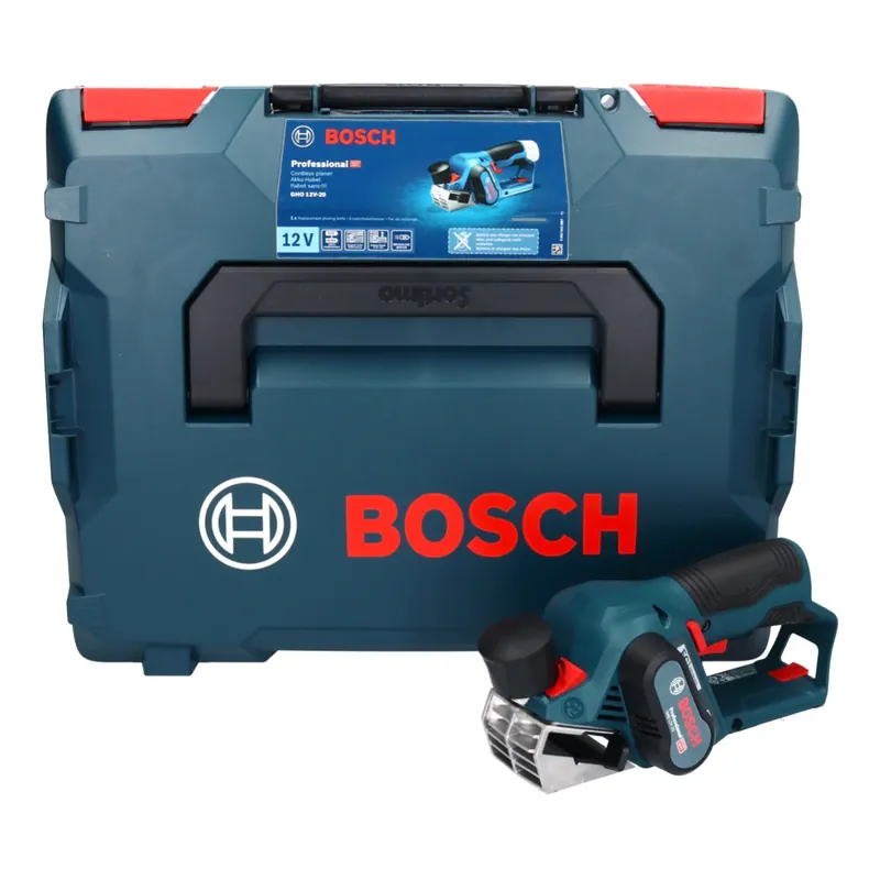 Bestseller Bosch GHO 12V-20 Professional Akku Hobel 12 V Brushless ( 06015A7002 ) + L-Boxx - ohne Akku, ohne Ladegerät