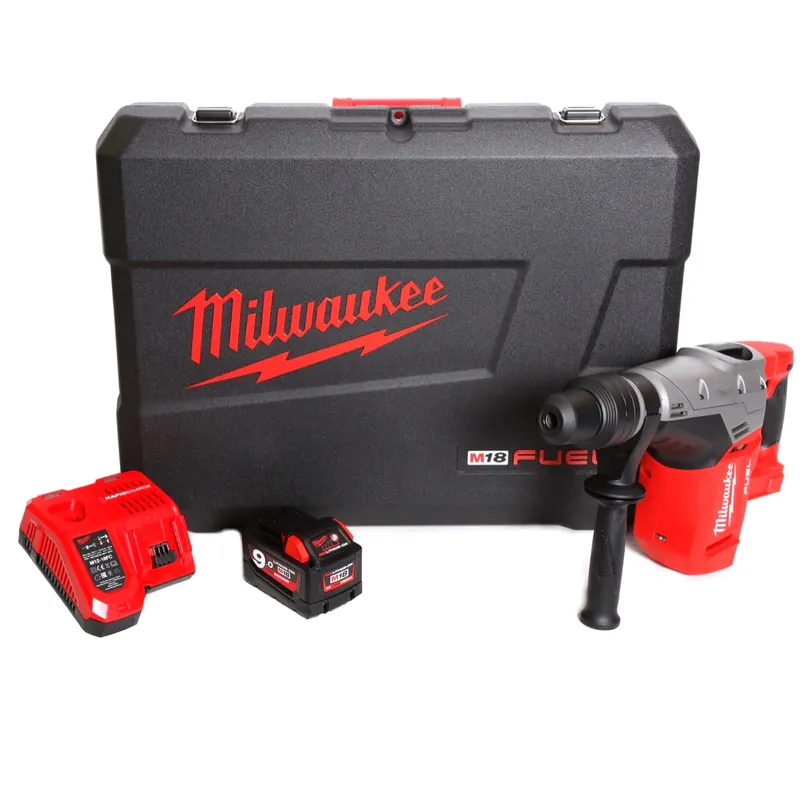Heißes Angebot Milwaukee M18 CHM 901C 18 V Brushless Li-Ion Akku Kombi Bohrhammer SDS-Max im Transportkoffer + 1 x 9 Ah Akku + Ladegerät