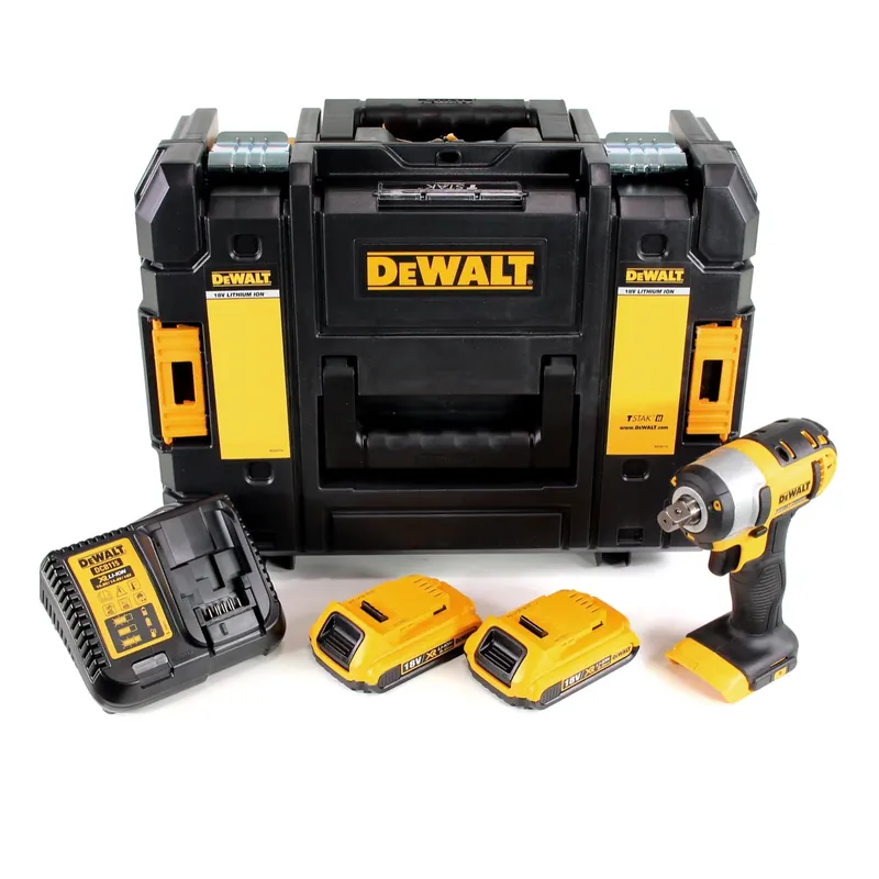 Aktuell DeWalt DCF 880 D2 Akku Schlagschrauber 18V 203 Nm + 2x Akkus 2,0Ah + Schnellladegerät im TSTAK II