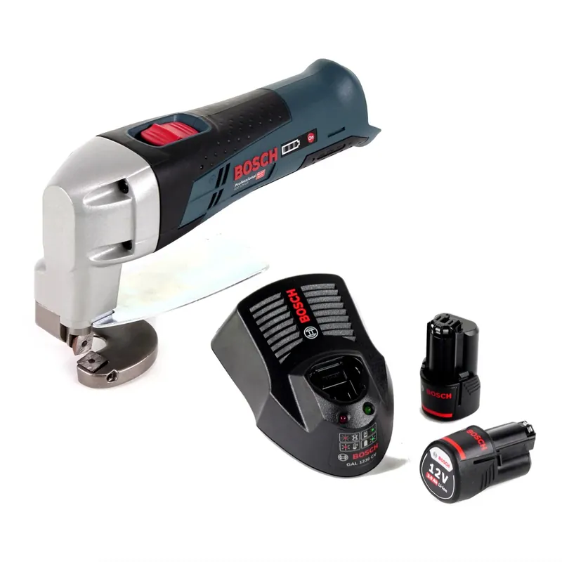 Direkt Vom Hersteller Bosch GSC 12 V-13 Akku Blechschere L-Boxx ready + 2x Akku 3,0 Ah + Ladegerät