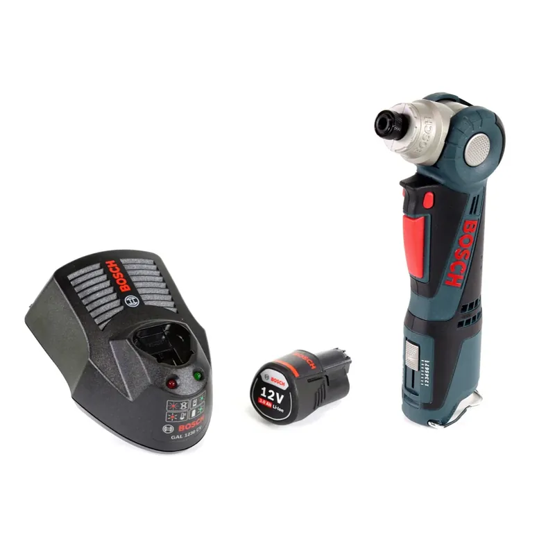 Bosch GWI 12V-5 Professional Akku Winkelschrauber L-Boxx ready + 1x GBA 12 V 3,0 Ah Akku + GAL 1230 CV Schnell Ladegerät Direktkauf