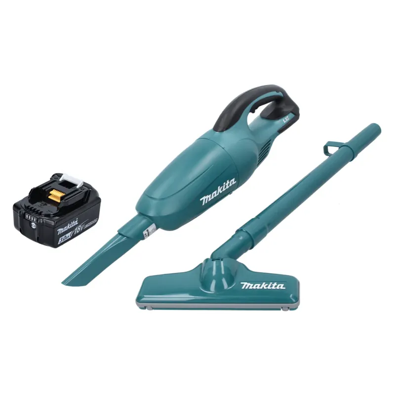 Makita DCL 180 F1 Akku Staubsauger 18 V Grün + 1x Akku 3,0 Ah - ohne Ladegerät Bestseller