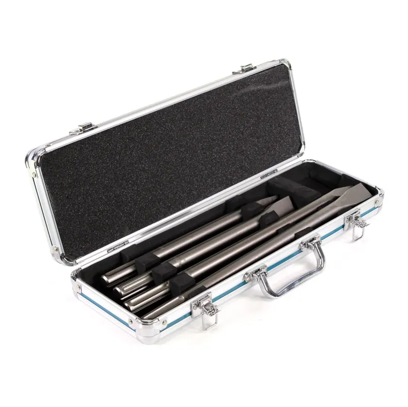 Makita D-42466 SDS-Max 4 tlg. Meißel Set im Aluminiumkoffer Zertifiziert