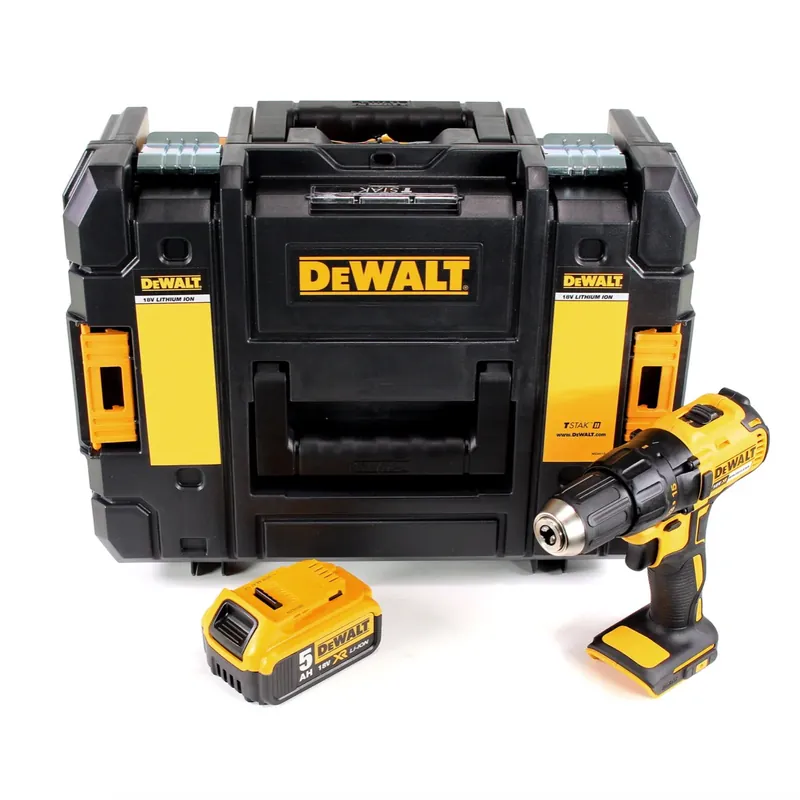 Knallerangebot DeWalt DCD 777 Akku Bohrschrauber 18V 65Nm + 1x Akku 5,0Ah im TSTAK II Werkzeugkoffer - ohne Ladegerät