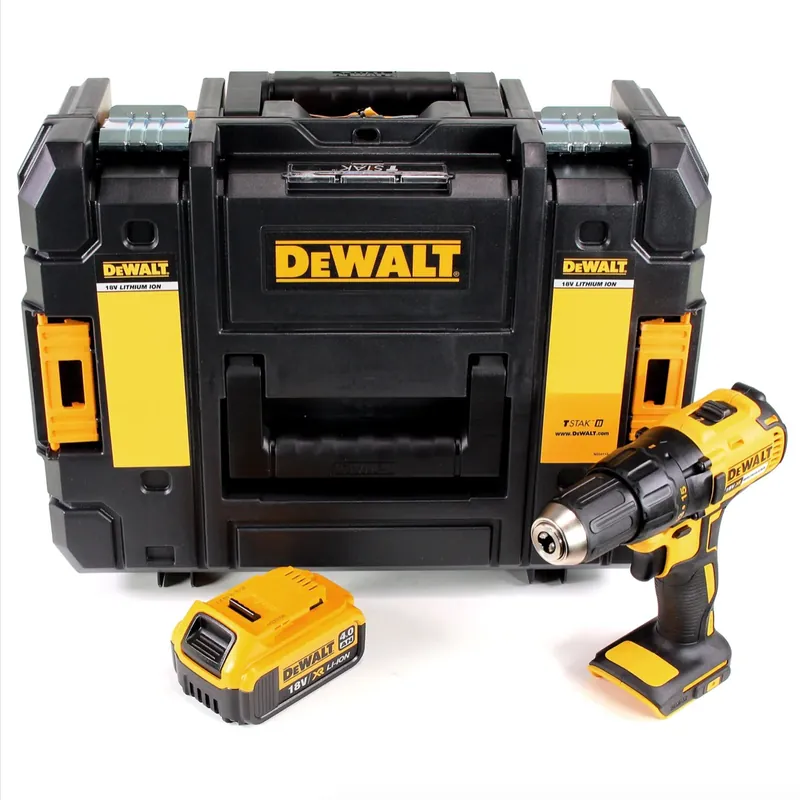 Abverkauf DeWalt DCD 777 Akku Bohrschrauber 18V 65Nm + 1x Akku 4,0Ah im TSTAK II Werkzeugkoffer - ohne Ladegerät