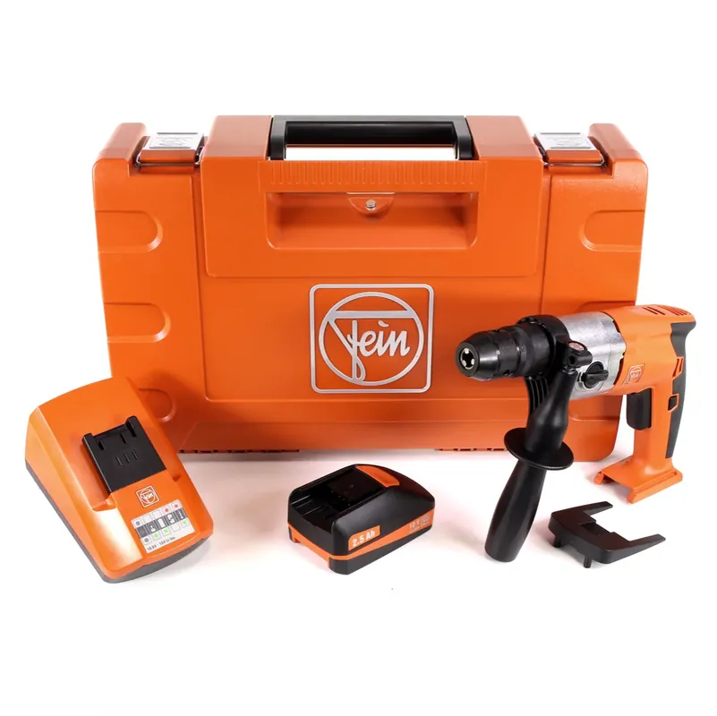 FEIN ABOP 13-2 C Brushless 18 V Li-Ion Akku Bohrmaschine mit Metallbohrfutter im Koffer + 1x 2,5 Ah Akku + ALG 50 Ladegerät Mega-Angebot