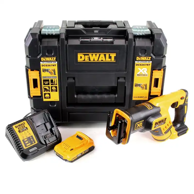 Solange Der Vorrat Reicht DeWalt DCS 367 D1 Akku Reciprosäge 18V Brushless Säbelsäge + 1x Akku 2,0Ah + Ladegerät + TSTAK