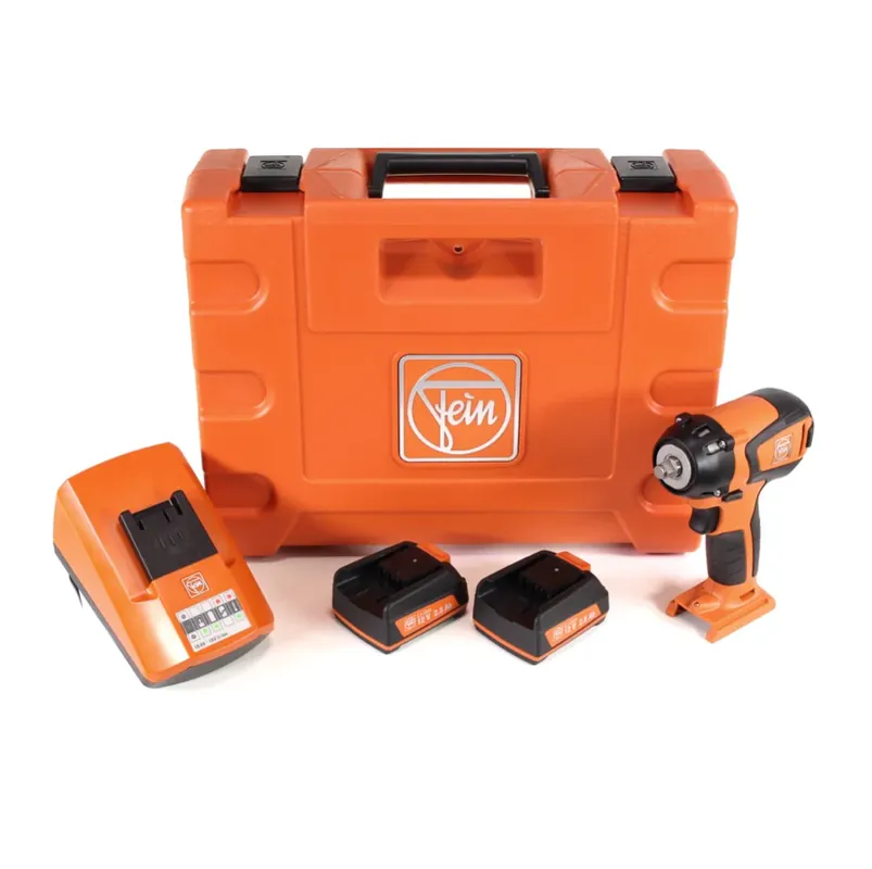FEIN ASCD 12-150 W8C Brushless Li-Ion Akku Schlagschrauber im Werkzeugkoffer + 2x 2,5 Ah Akku + Ladegerät Neue Kollektion