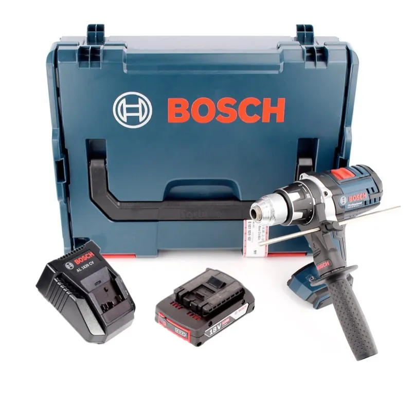 Bosch GSR 18 VE-2-LI Professional Akku Bohrschrauber in L-Boxx + 1x 2,0 Ah Akku + AL 1820 CV Ladegerät Direktkauf