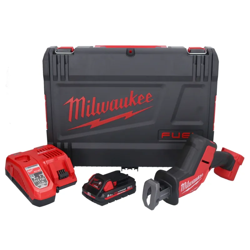 Milwaukee M18 FHZ-301X Akku Säbelsäge 18 V 22 mm Brushless + 1x Akku 3,0 Ah + Ladegerät + HD Box Neu
