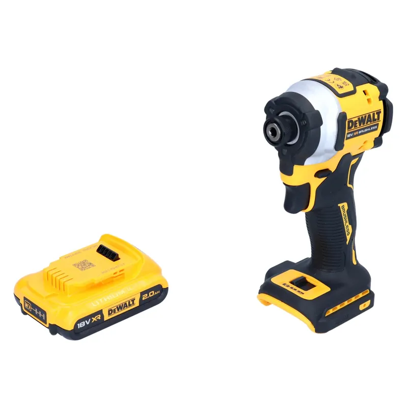 DeWalt DCF 850 N Akku Schlagschrauber 18 V 205 Nm 1/4" Brushless + 1x Akku 2,0 Ah - ohne Ladegerät Preisreduziert