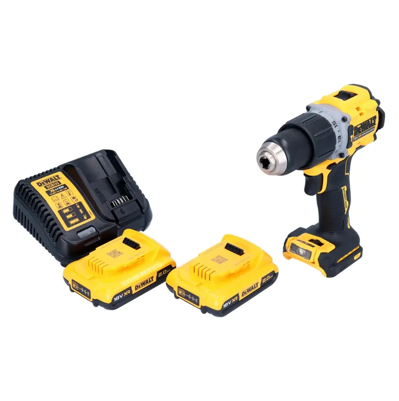 Rabatt DeWalt DCD 805 D2 Akku Schlagbohrschrauber 18 V 90 Nm Brushless + 2x Akku 2,0 Ah + Ladegerät