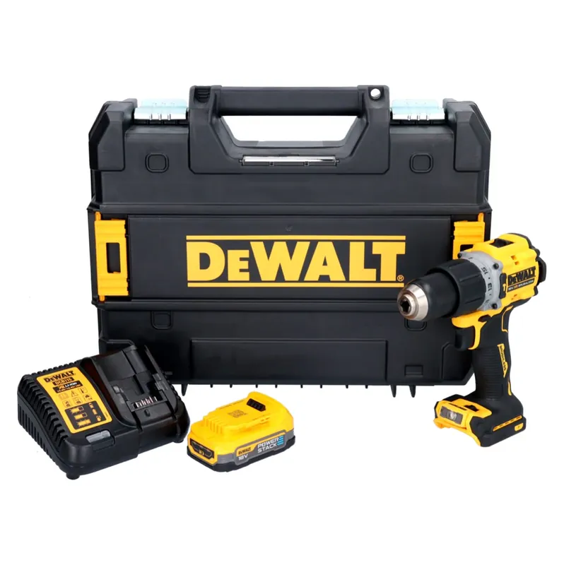 DeWalt DCD 805 E1T Akku Schlagbohrschrauber 18 V 90 Nm Brushless + 1x Akku 1,7 Ah + Ladegerät + TSTAK Neue Ware