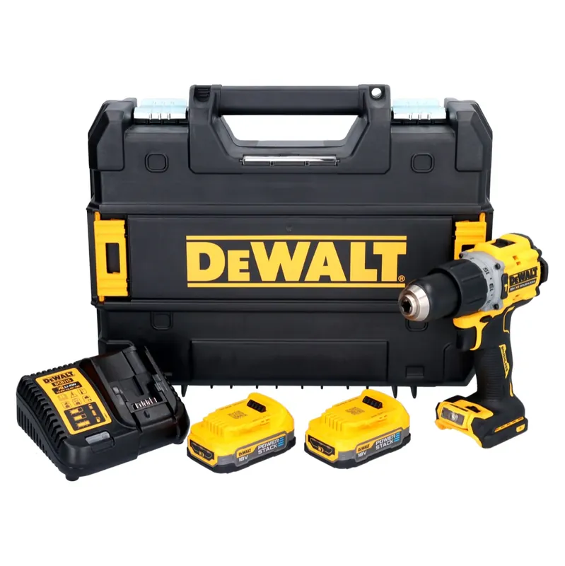 DeWalt DCD 805 E2T Akku Schlagbohrschrauber 18 V 90 Nm Brushless + 2x Akku 1,7 Ah + Ladegerät + TSTAK Bestpreis