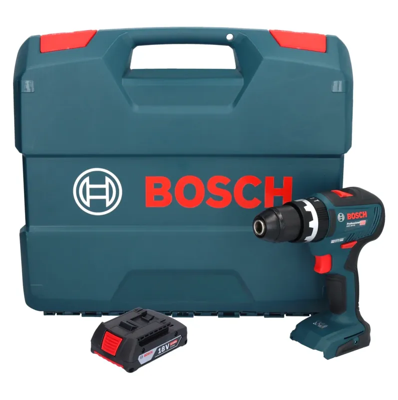 Expressversand Bosch GSB 18V-55 Professional Akku Schlagbohrschrauber 18 V 55 Nm Brushless + 1x Akku 2,0 Ah + Koffer - ohne Ladegerät