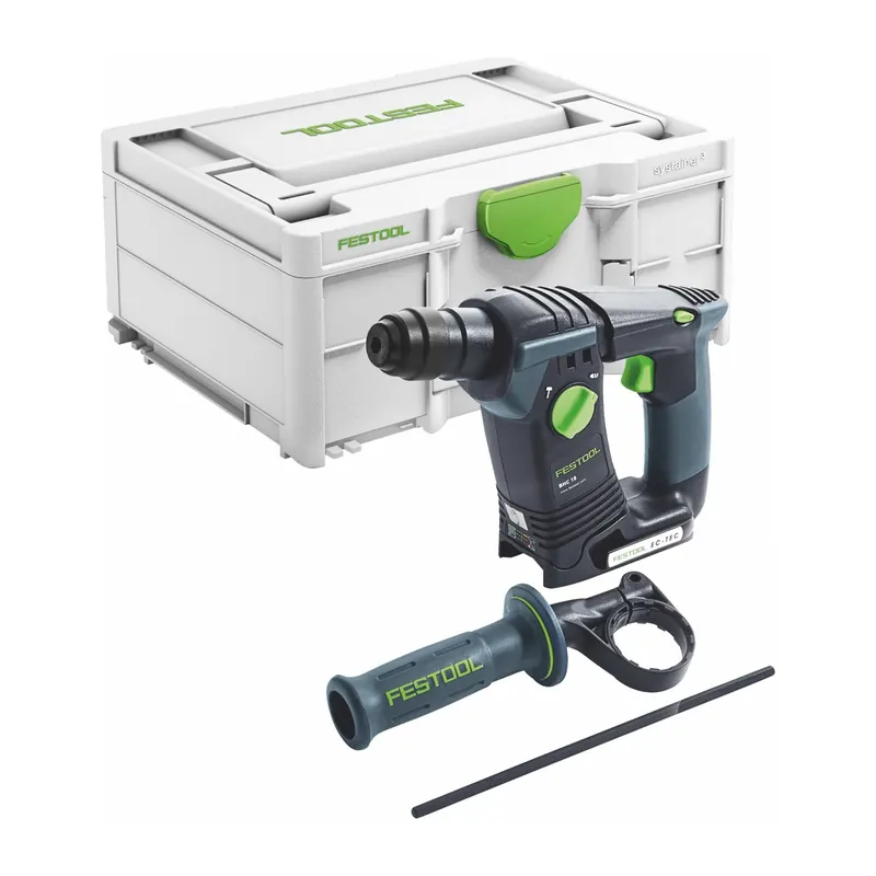 Festool BHC 18 Basic Akku Bohrhammer 18 V 25 Nm 1,8 J SDS Plus Brushless ( 576511 ) + Systainer - ohne Akku, ohne Ladegerät ( Nachfolger von 574723 ) Sichere Zahlung