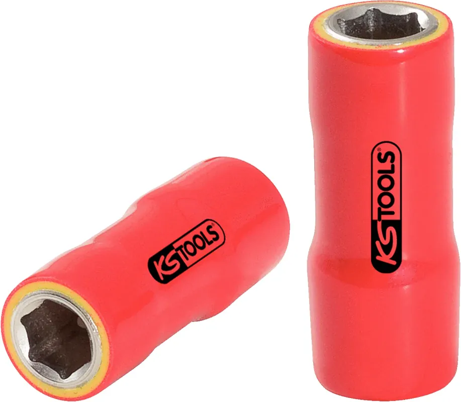 Neu Im Sortiment KS TOOLS 1/4" Stecknuss mit Schutzisolierung, 13mm ( 117.1413 )