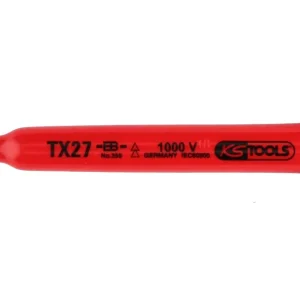 KS TOOLS T-Griff-Torx-Stiftschlüssel mit Schutzisolierung, T25, 160 mm ( 117.2415 ) Kracherpreis
