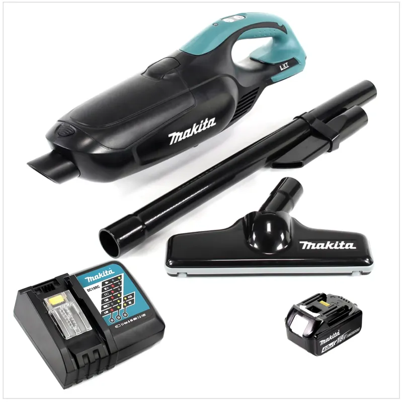 Expressversand Makita DCL 182 RM1 B Akku Staubsauger 18 V Schwarz + 1x Akku 4,0 Ah + Ladegerät
