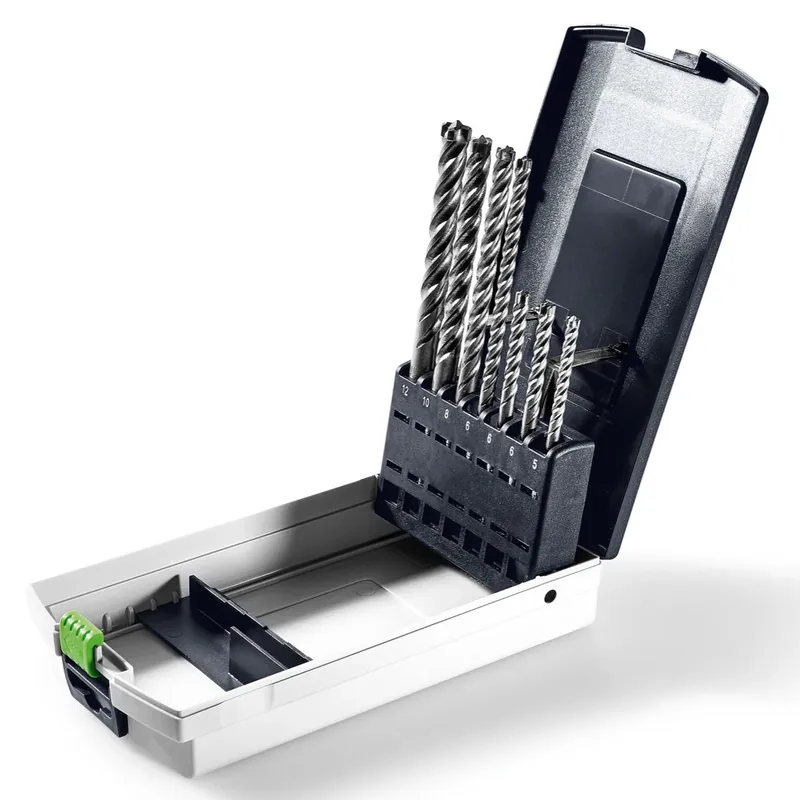 Festool Hammerbohrer SDS-Set D5-D12/7 7-teilig SDS-Plus in praktischer Box ( 204070 ) Solange Der Vorrat Reicht