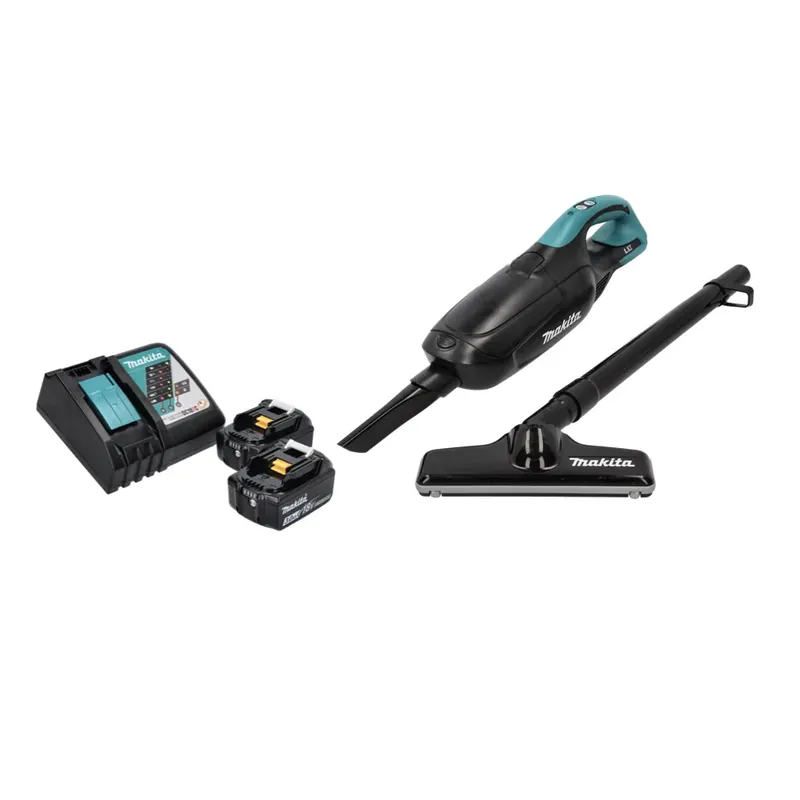Must-Have Makita DCL 182 RF B Akku Staubsauger 18 V Schwarz + 2x Akku 3,0 Ah + Ladegerät
