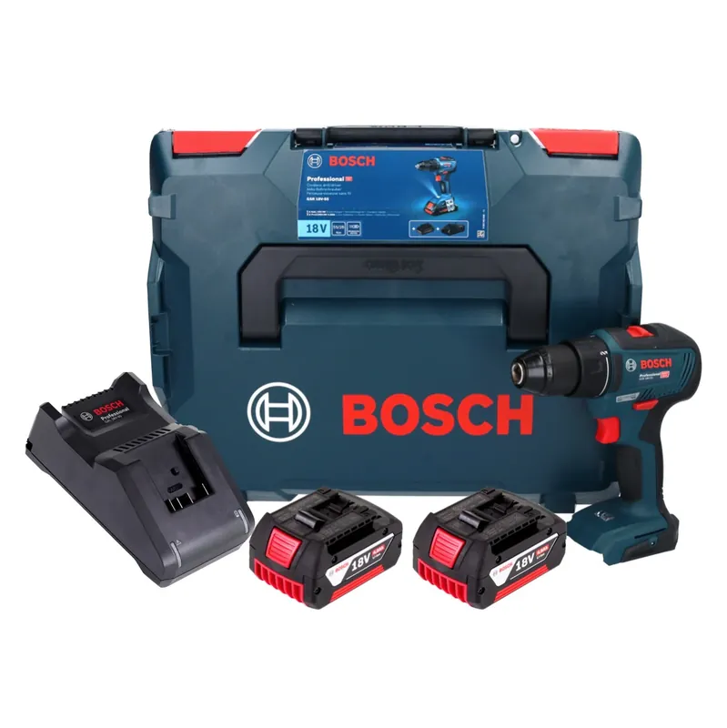 Neu Im Sortiment Bosch GSR 18V-55 Akku Bohrschrauber 18 V 55 Nm Brushless + 2x Akku 4,0 Ah + Ladegerät + L-Boxx