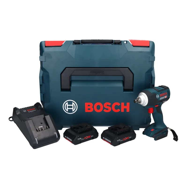 Neu Im Sortiment Bosch GDS 18V-300 Akku Schlagschrauber 18 V 300 Nm 1/2" Brushless ( 06019D8202 ) + 2x ProCORE Akku 4,0 Ah + Ladegerät + L-Boxx