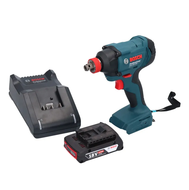 Bosch GDX 18V-180 Akku Drehschlagschrauber 18 V 180 Nm 1/2" + 1x Akku 2,0 Ah + Ladegerät Top-Seller
