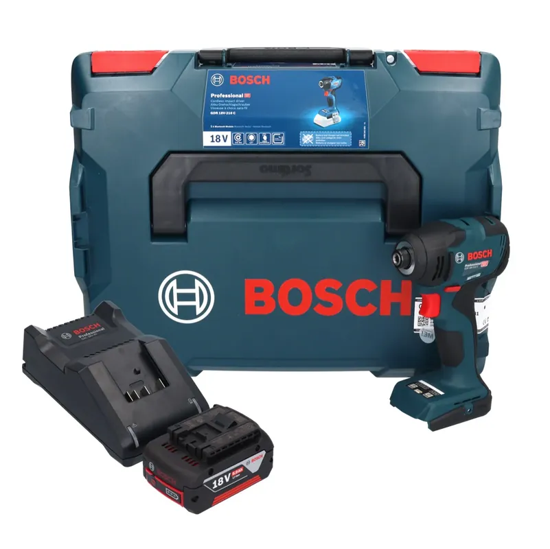Versand Am Gleichen Tag Bosch GDR 18V-210 C Professional Akku Drehschlagschrauber 18 V 210 Nm 1/4" + 1x Akku 5,0 Ah + Ladegerät + L-BOXX