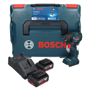 Angebot Bosch GDR 18V-210 C Professional Akku Drehschlagschrauber 18 V 210 Nm 1/4" + 2x Akku 5,0 Ah + Ladegerät + L-BOXX