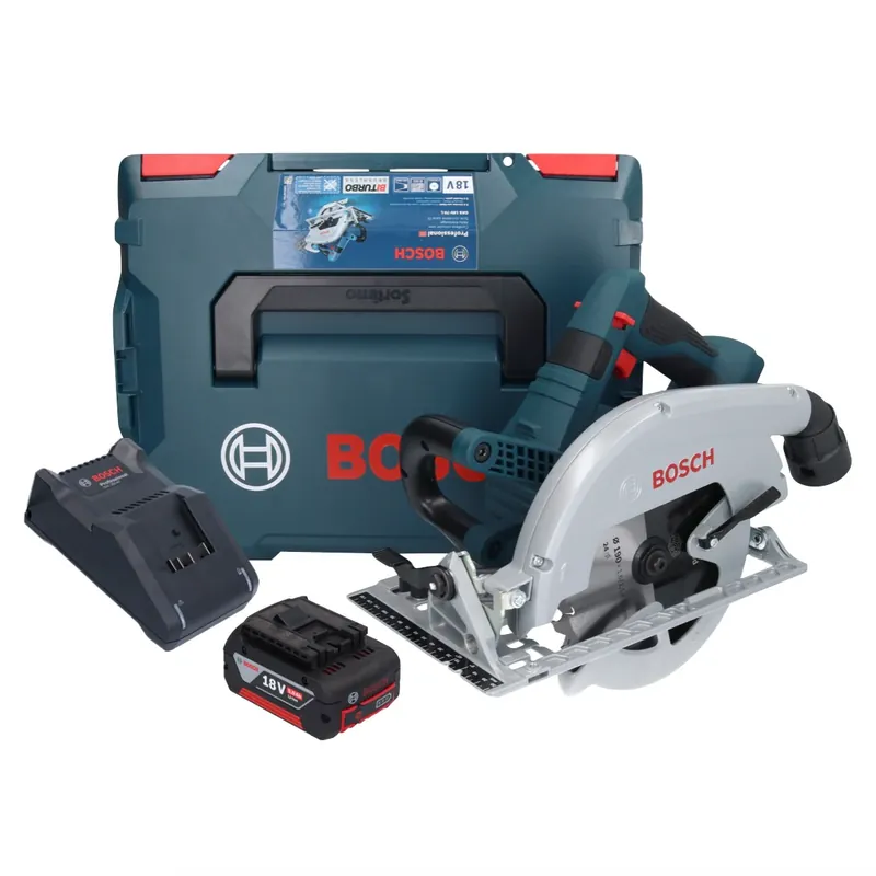 Bosch GKS 18V-70 L Akku Kreissäge 18 V Brushless 190 mm BITURBO + 1x Akku 5,0 Ah + Ladegerät + L-Boxx Günstig